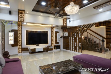 Beautifully Fully-Furnished 4.5BHK Duplex Townhouse For Sale At Baner